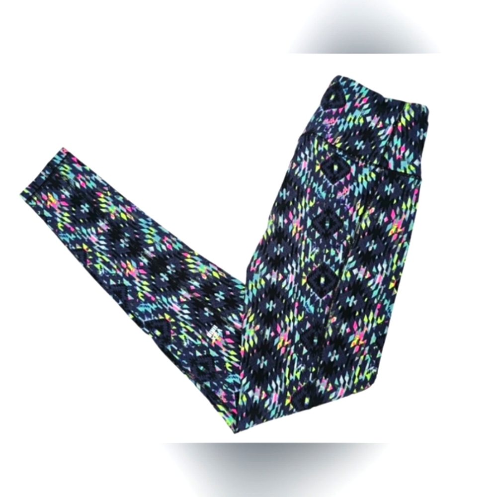 Victoria's Secret VSX SPORT Multicolor Aztec Geometric Butter Soft Leggings S